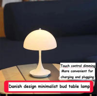 Lámpara De Mesa Clásica Recargable Por USB Luz Nocturna Táctil Sin Ajuste De Intensidad Para Decoración De Hotel Y Bar Lámpara De Escritorio Para Dormitorio - details 3