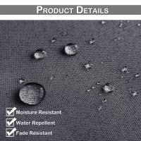 Cortinas Para Patio Al Aire Libre Impermeables Con Ojales Aisladas Para Ventanas Con Bolso De Palas Tapete Gazebo Pergola Anti-Viento - details 17