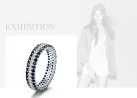 Anillo De Compromiso Clásico Para Mujer Con Zirconia Y Espinela Negra Joyería Bijoux Mujer Anillo Redondo Color Plata Nuevo 2024 - details 0