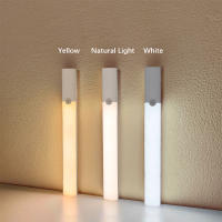 Luces Nocturnas Recargables Brillantes Con Sensor De Movimiento 3 Colores Dimmer Para Armario De Cocina Y Estante Bajo - details 3