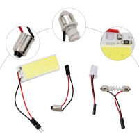 Panel De Luz LED Para Techo De Coche 6000K Blanca COB Con Adaptador De Luz Para Interior De Coche 16/24/36/48 LED Luz De Lectura 2400LM Voltaje 12V BA9S - details 10