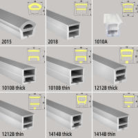 Tubo De Silicona Neón Flexible 1-5m LED Perfil Inmersión Impermeable IP67 Luz De Fita Decorativa Exterior Cinta LED Línea Continua - details 1