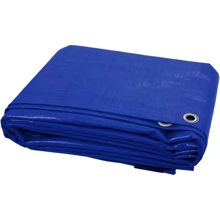 Lona Azul de 3x3 m, impermeable, Las heladas resistentes, con Protección UV, Universal, multiusos, para camping, Navegación y senderismo. - 1