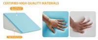 Almohada De Memoria Para Las Rodillas 1pc Colchón De Triángulo Para Levantar Las Piernas Y Dormir En La Espalda Material De Espuma De Memoria Lavable - details 2