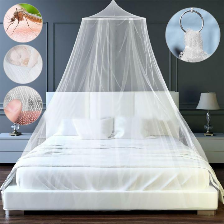 Red Mosquitera De Domo Criptográfico Para Cama Protección Contra Insectos Con Entrada Única Decorativa Unisex Material Poliéster/Celulosa
