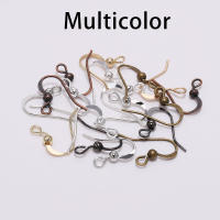 100Pcs Gancho Para Pendientes De 19*18mm En Oro Y Bronce Clavos Para Manualidades De Joyería DIY Componentes De Enlaces Para Oídos - details 7