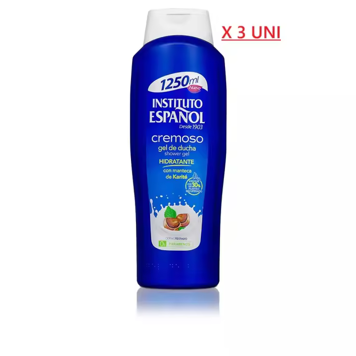 INSTITUTO ESPAÑOL GEL DE DUCHA CREMOSO 1250 ML PACK 3 UNI - 1