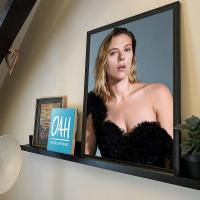 Póster HD De Scarlett Johansson Famosa Arte Para Decoración De Paredes Para Sala De Estar Hotel Barra De Café Material Papel Estilo Moderno - details 17