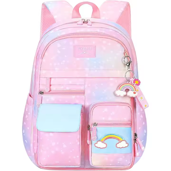 Mochila Escolar para Niños, Impermeable Lindo Arco Iris mochila, ajustado para adolescentes, Niños, Estudiantes, Escuela Primaria de gran tamaño - 1