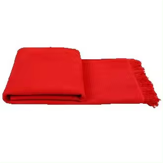 NEW & Almeritex 2000 Colcha Multiusos Sofa, Manta Foulard, Plaid para Cama, Cubresofa Cubrecama Rojo - 1
