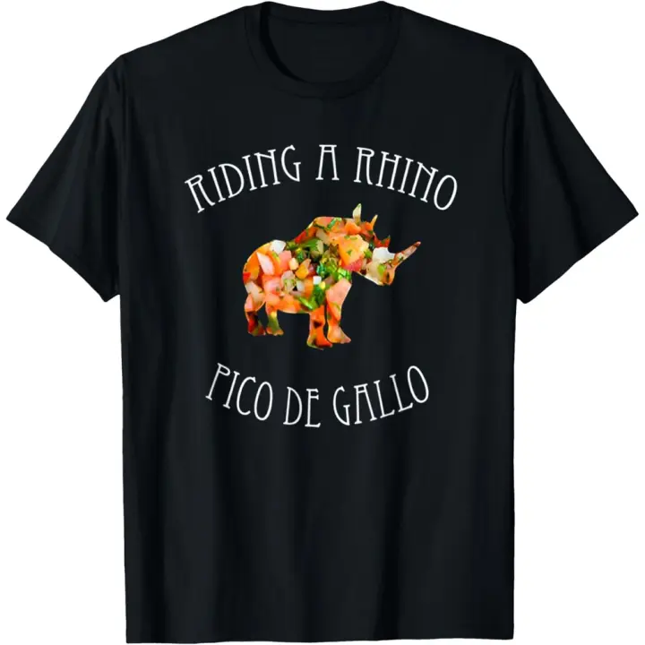 CAMISETA HOMBRE RIDING A RHINO PICO DE GALLO - 1