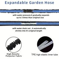 Riega Jardín Flexible Expansible Mágica Para Lavar Coche Y Agua Del Jardín Resistente a La Abrasión Y Corrosión Con Regulación Ajustable - details 1