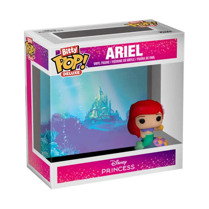 FUNKO BITTY POP! DELUXE: DISNEY PRINCESS - ARIEL (BAJO EL MAR), 81335, PRODUCTO CON LICENCIA OFICIAL - 1