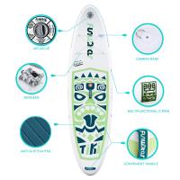 Tabla Paddle Surf Hinchable de Remo Inflable de pie FunWater Sup Inflable de 15cm de Grosor para Todos los Niveles de Habilidad, Paleta Ajustable, Funda Impermeable para teléfono móvil , Tabla de Remo Inflable para jóvenes y Adultos 335*83*15cm - details 3