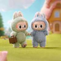 Macaron Monster Keychain The Exciting Monsters Macarons Vinyl Face Plush Keychains Art Collectibles Toys Gifts for Kids Litchi Strawberry - details 3