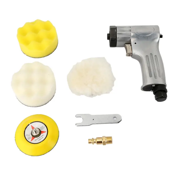 Máquina De Pulir Aire 3 Pulgadas Polinizador Pneumático Herramienta De Lijado Y Pulido Para Trabajo Manual Y Fabricación - 1