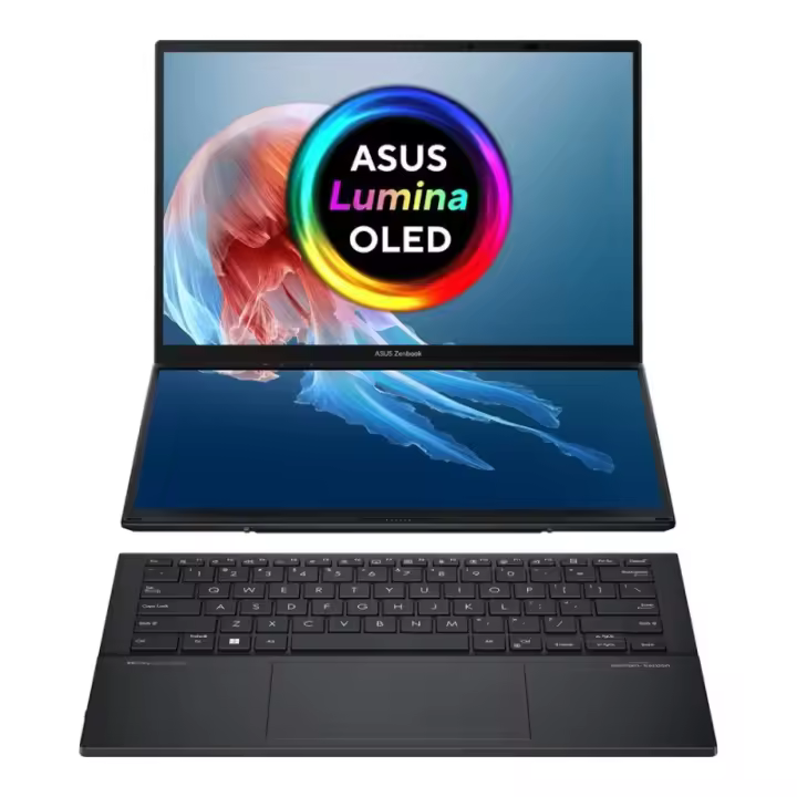 Portatil asus zenbook duo oled ux8406ma - pz255w intel ultra i9 185h 14 pulgadas tactil 3k 32gb ssd1tb wifi bt w11 - 1