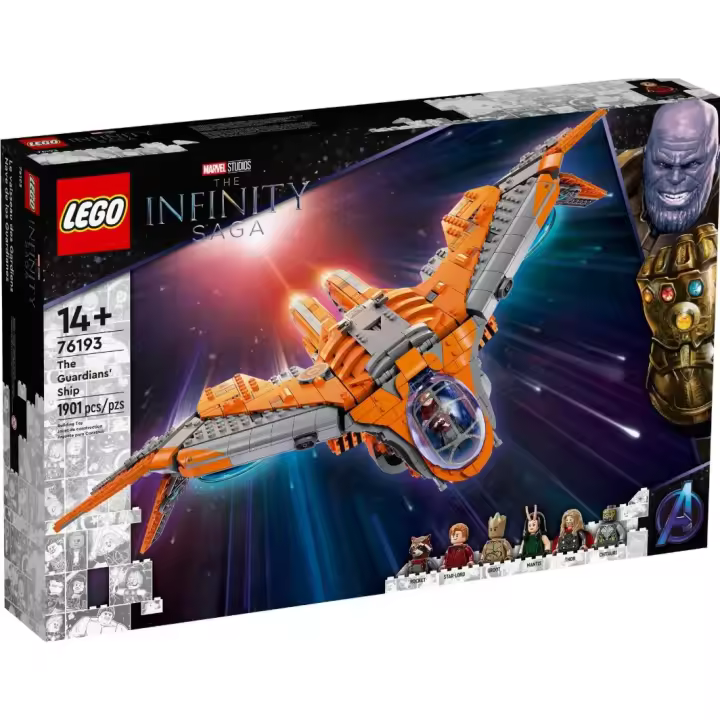 LEGO MARVEL NAVE DE LOS GUARDIANES SET 76193 GUARDIANES DE LA GALAXIA INFINITY SAGA - 1