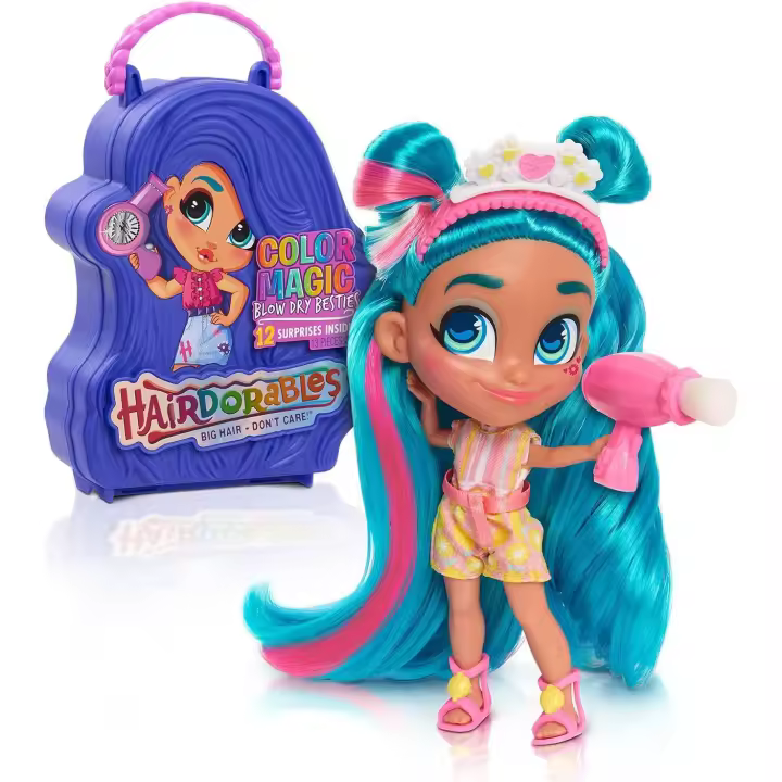 Mini Muñeca HAIRDORABLES - Color Magic - Coleccionable - 12 SORPRESAS en su interior - Edad recomendad mayores de 3 años - Famosa - 1
