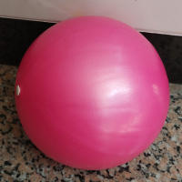 Bola De Yoga De 25cm Bola De Gimnasia De Fitness Plegable Antirrota Con Clip Transparente Y Engrosada Para Pilates - details 19