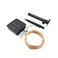DIY Luz Solar LED Para Exterior Cadena De Luces De Jardín Impermeable Guirnalda De Farolillos Navideñas Decorativas Luz Caliente Blanca Longitud 12m - details 5