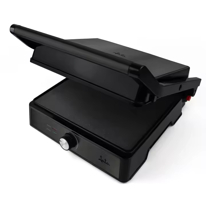 JATA JEGR1913 Grill de Asar Doble y Parrilla Eléctrica | 2 Placas de Cocinado | Apertura 180º | Placa Superior Basculante - 1
