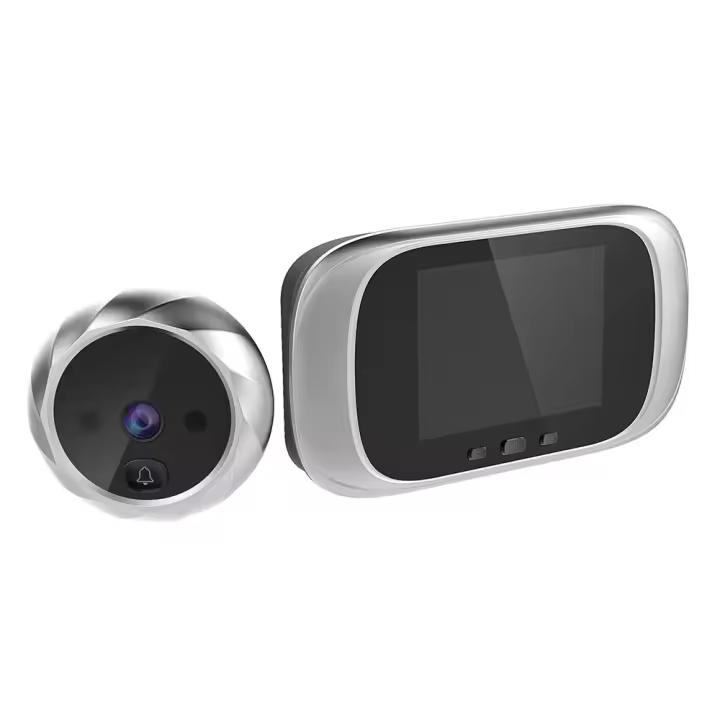Videovigilancia digital de la puerta de la Cámara de la puerta Timbre de la puerta de la visión nocturna de la pantalla LCD de 2,8 pulgadas - 1