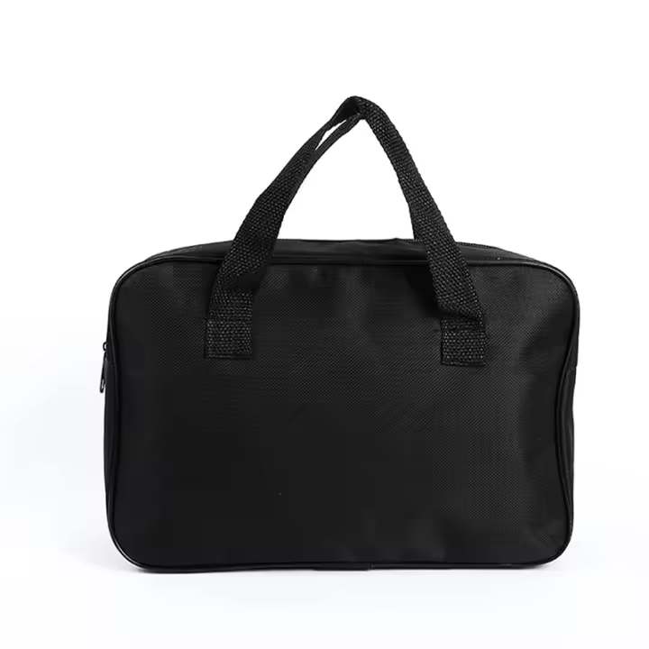Bolsa Organizadora Negra Para Herramientas De Compresor De Aire De Coche Nylon Estuche De Almacenamiento Para Bricolaje Automotriz - 1
