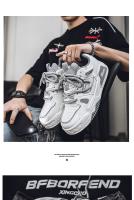 Zapatos De Hombre Casual Zapatillas Deportivas Verano Plataforma Moda Lujo Skate Tenis Cuero Zapatos De Correr Al Aire Libre Talla Verdadera - details 0