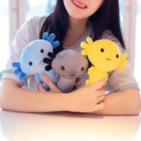 Peluche De Axolotl Suave Kawaii Almohada De Peluche Axolotl Juguete De Peluche Para Decoración De Hogar Regalos De Navidad Unisex - details 6