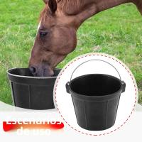 Panza De Alimento Rectangular De 10L Resistente Para Caballos Ganado Doméstico Gatos Cerdos Platos De Alimento Y Agua De Goma De Alta Resistencia Para Animales De Granja - details 2