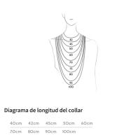 PANDORA Collar con Galaxia Hueca Brillante, Regalo de Cumpleaños para Novia, Galaxia Hueca de 45 cm - details 2