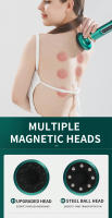 Raspador eléctrico, raspador masajeador eléctrico, equipo Gua Sha para uso doméstico, masaje de cuerpo entero, Gua Sha, ventosas (verde) - details 5