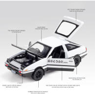 Coche De Colección Toyota AE86 1:32 Con Luz Y Sonido Puertas Abatibles Modelo De Metal Regalo Educativo Para Niños - details 3
