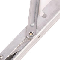 Pequeña Mesa Plegable De Acero Inoxidable Gris Para Caravana Accesorios De Coche Base De Escritorio Plegable Para Camping - details 19