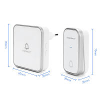 Aigostar Timbre Inalámbrico, Timbre de Puerta con Autoalimentado, Timbre Inalámbrico Exterior Impermeable con Indicadores LED, Resistente al Agua, 36 Melodías, 3 Niveles de Volumen - details 0