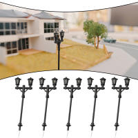 10x Luces De Calle Para Modelo Escala 1:100 Lámpara De Jardín Patio Escenario De Tren 60mm Accesorios De Disposición 3V Suministro - details 1