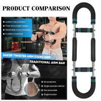 Ejercitador De Brazo Ajustable Twister U-Shaped Entrenador De Muñeca Para Hombros Brazos Y Pecho Ejercicio En Casa Gimnasio - details 8