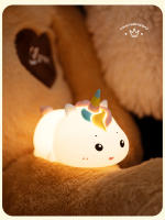 Lámpara Nocturna Recargable USB Unicornio Iluminación LED Para Habitación Decoración Luz Nocturna Infantil Con Control Remoto - details 21