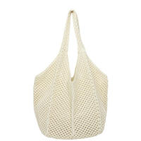 Bolso De Hombro Para Mujer Estilo Bohemio Hecho a Mano Capacidad Grande Saco De Mano De Paja Tejida Casual Bolso De Playa Verano - details 31