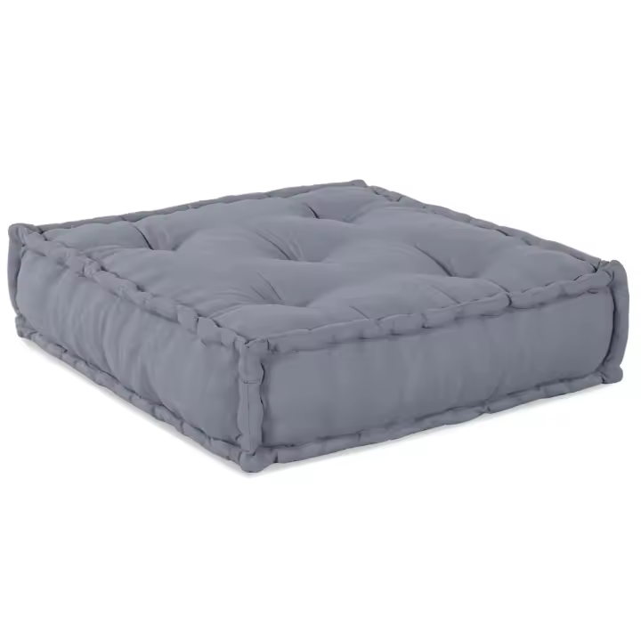 Pouffe Modular vidaXL Gris 70x70x36 Tela - 1