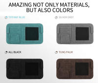 Nueva Organizador De Gafas De Sol Para Coche En Cuero Sintético Multifuncional Almacenamiento De Visera Pochette Porta Tarjetas - details 2