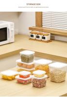 Caja De Almacenamiento Aislada Para Alimentos 5 Piezas Organizador De Nevera Contenedores Para Frutas Y Carne Caja De Sello Para Cocina - details 11