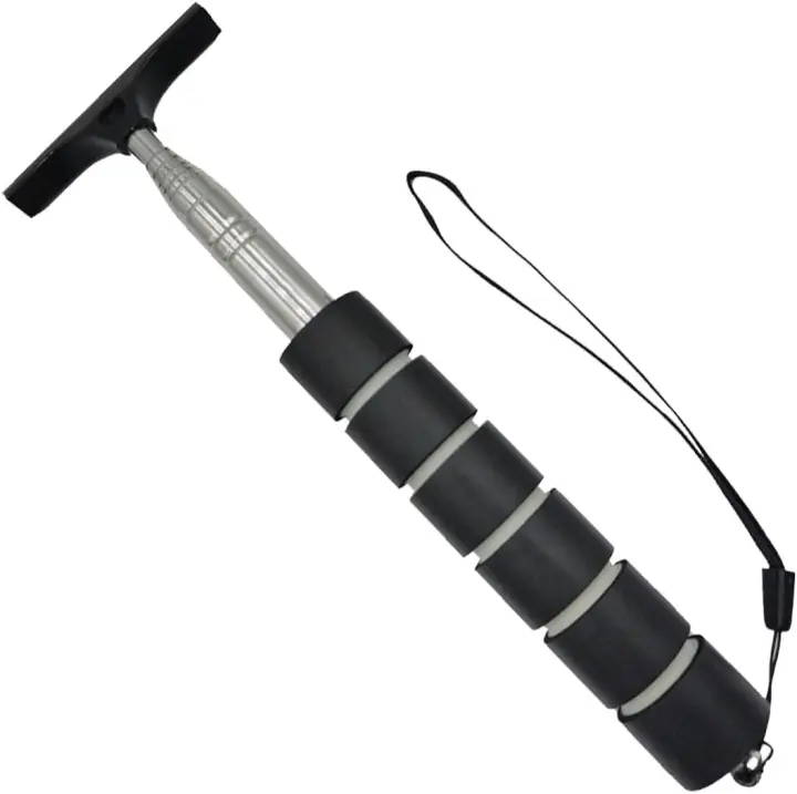 Limpiaparabrisas - Rascador de espejo lateral - Limpiaparabrisas retráctil 21,5-96 cm - Limpiaparabrisas de espejo de coche- Limpiaparabrisas retráctil de espejo de coche - Con mango de plástico - Retráctil - Portátil - Para accesorios de vidrio de coche - 1