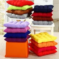 6 Cojines Cuadrados para Silla Cojines de Asiento de 40x40 Decoración del Hogar Cojín de Estera Acolada, Cómodo y Colorido, Ideal para Uso en Interior Exterior (Gris) - details 2