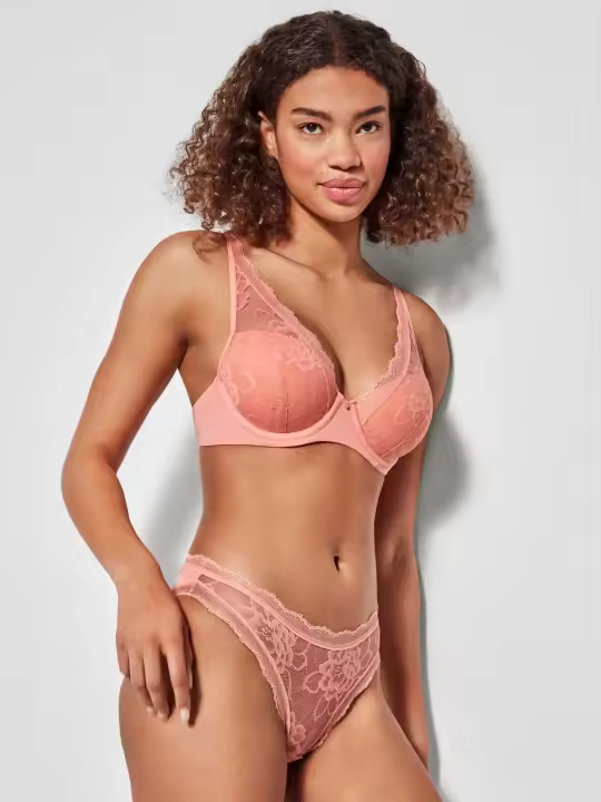 Sujetador Bralette Gisela con Aro y Foam de Encaje - 1
