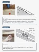 Cerrador De Puertas Automático Invisible Con Amortiguador Hidráulico Silencioso Material De Aleación De Zinc Para El Hogar - details 11
