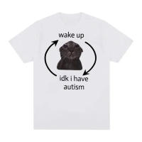 Camiseta Gráfica De Gato Divertido Para Hombres Y Mujeres Algodón 100% Manga Corta Estilo Casual Impresión De Gato Activo - details 16