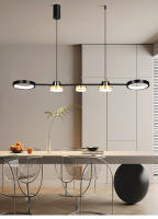 Lámpara Colgante Moderna LED Para Comedor Sala De Estar Oficina Iluminación Lineal Larga Para Mesa De Comedor Y Cocina - details 10