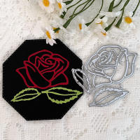 Cortadores De Metal En Forma De Ramas De Rosas Y Hojas Para Scrapbooking Y Álbumes De Fotos Herramienta De Corte De Carbono Para Papel Y Cartón - details 6